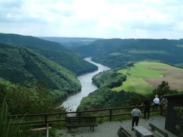 Aussichtspunkt Waldhof - auf Deutscher Seite