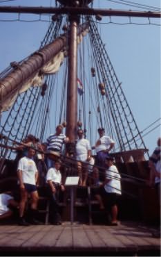 v.l.> Ha.Wi., Friedhelm & M�cke, J�rgen, Albert & Anette